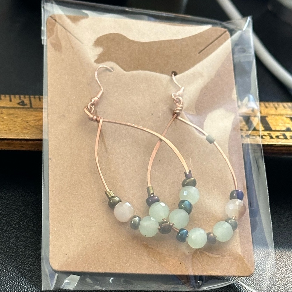 Elegant Multicolor Beaded Earrings